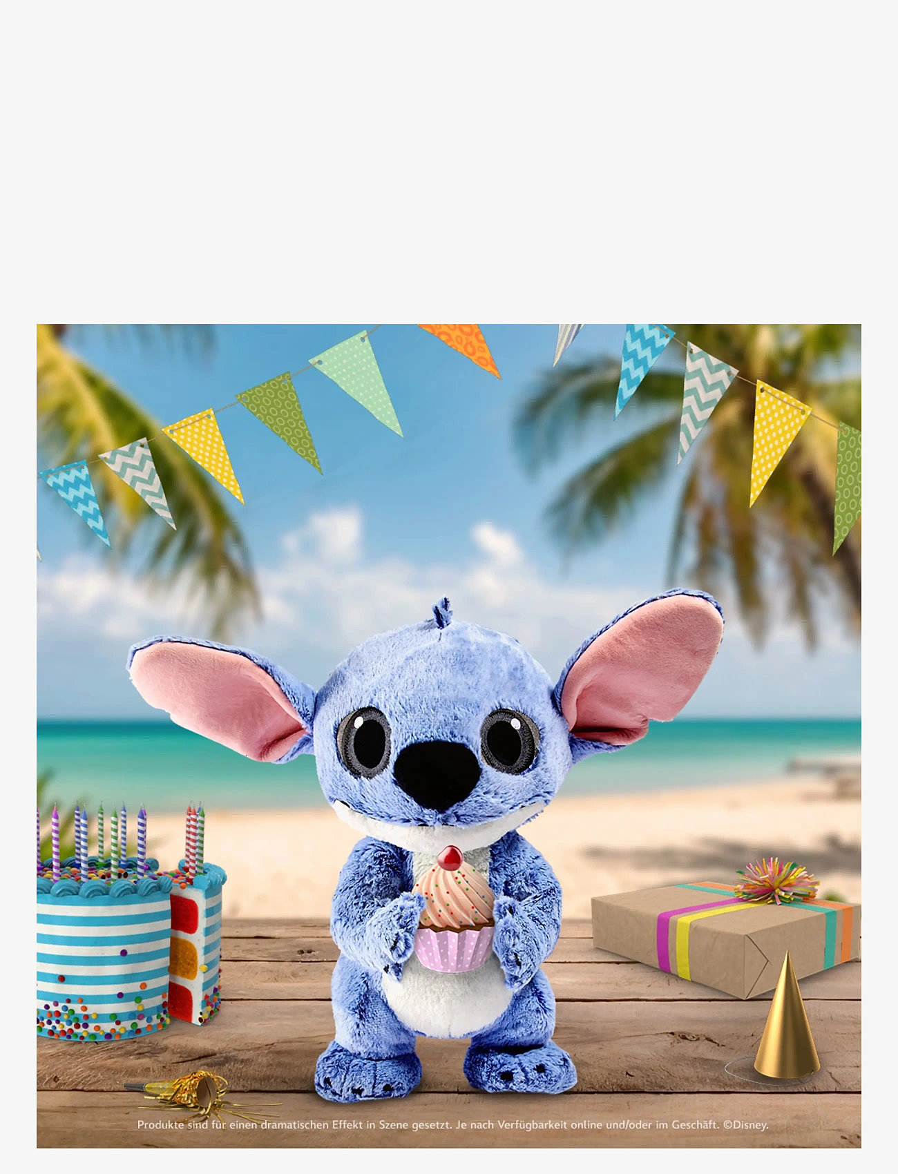 Disney - Disney Stitch Live Action plush, 25cm - bamser - blue - 4