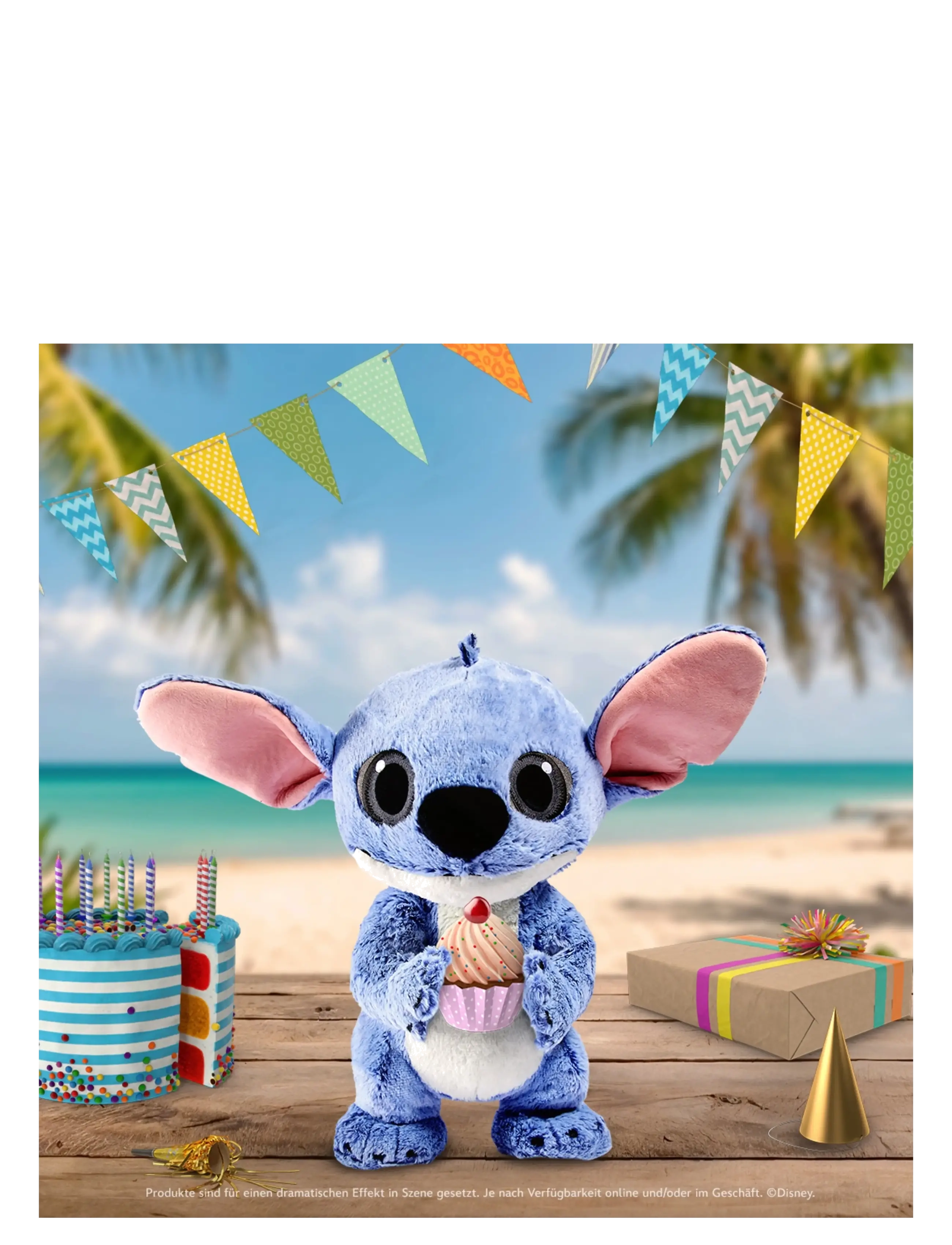 Disney - Disney Stitch Live Action plush, 25cm - plīša rotaļlietas - blue - 4