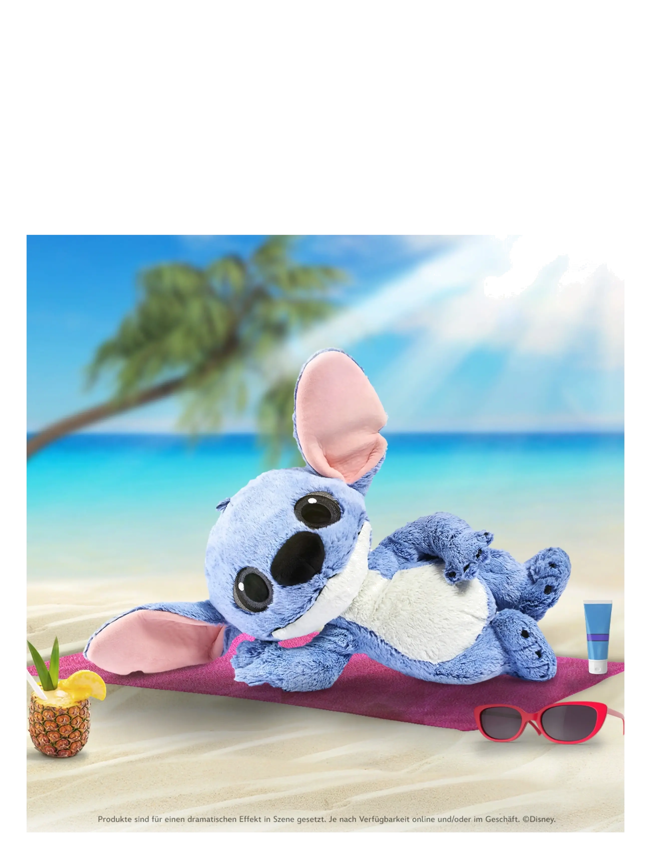 Disney - Disney Stitch Live Action plush, 25cm - plīša rotaļlietas - blue - 5