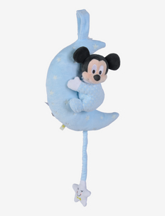 Disney Mickey GID Musical Clock Moon, Mickey Mouse