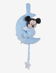Disney Mickey GID Musical Clock Moon - BLUE