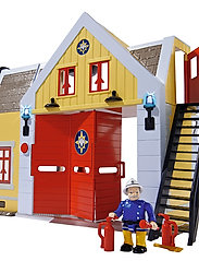 Simba Toys - Brandman Sam Brandstation med Figur - födelsedagspresenter - red - 1