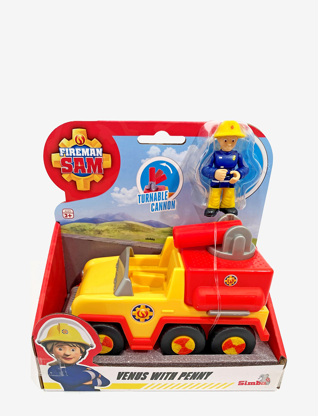 Simba Toys - Brannmann Sam Venus med Penny Figur - brannbiler - red - 1