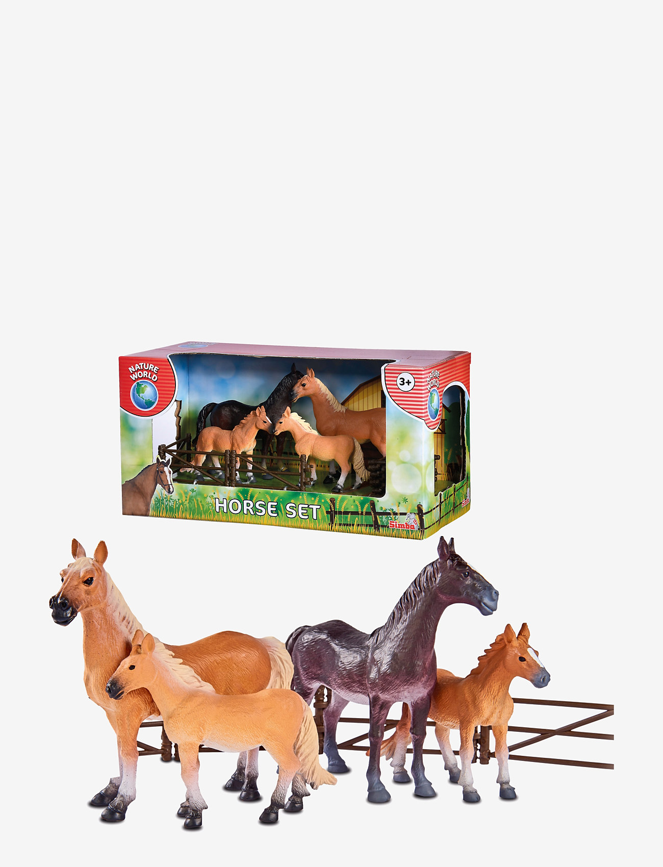 Simba Toys - Horse Set with Fences - lägsta priserna - multi coloured - 1