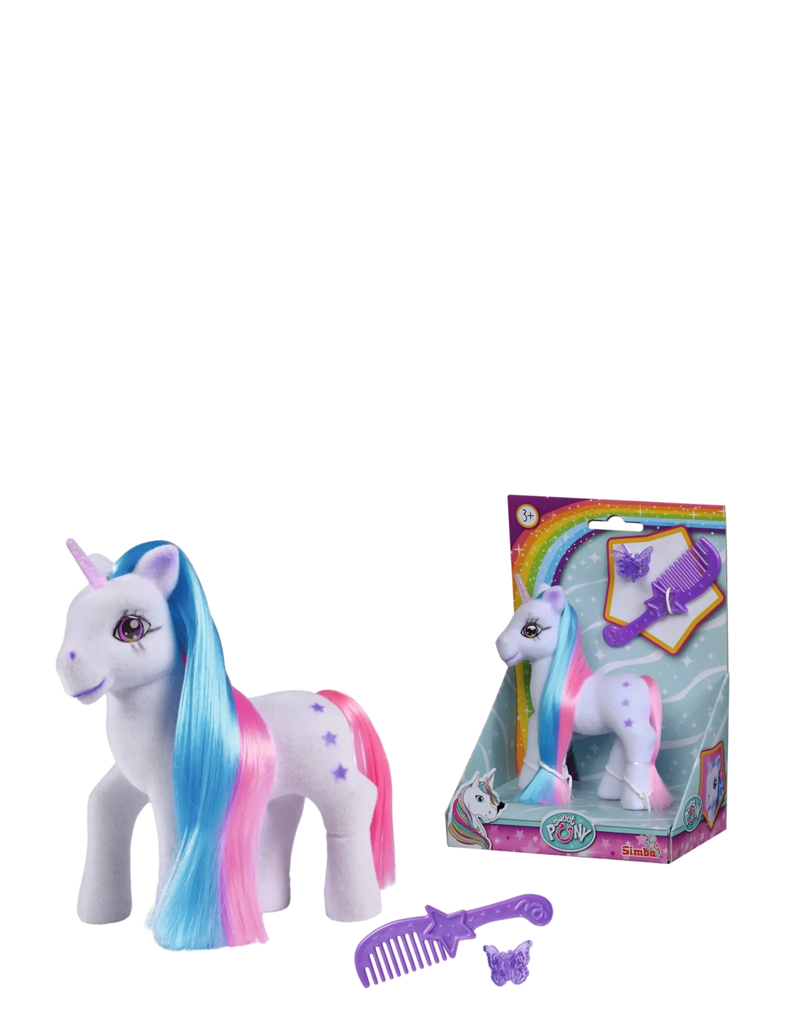 Simba Toys My Sweet Pony Enhörning med Färgglad Man - Inspiration - MULTI COLOURED / multi