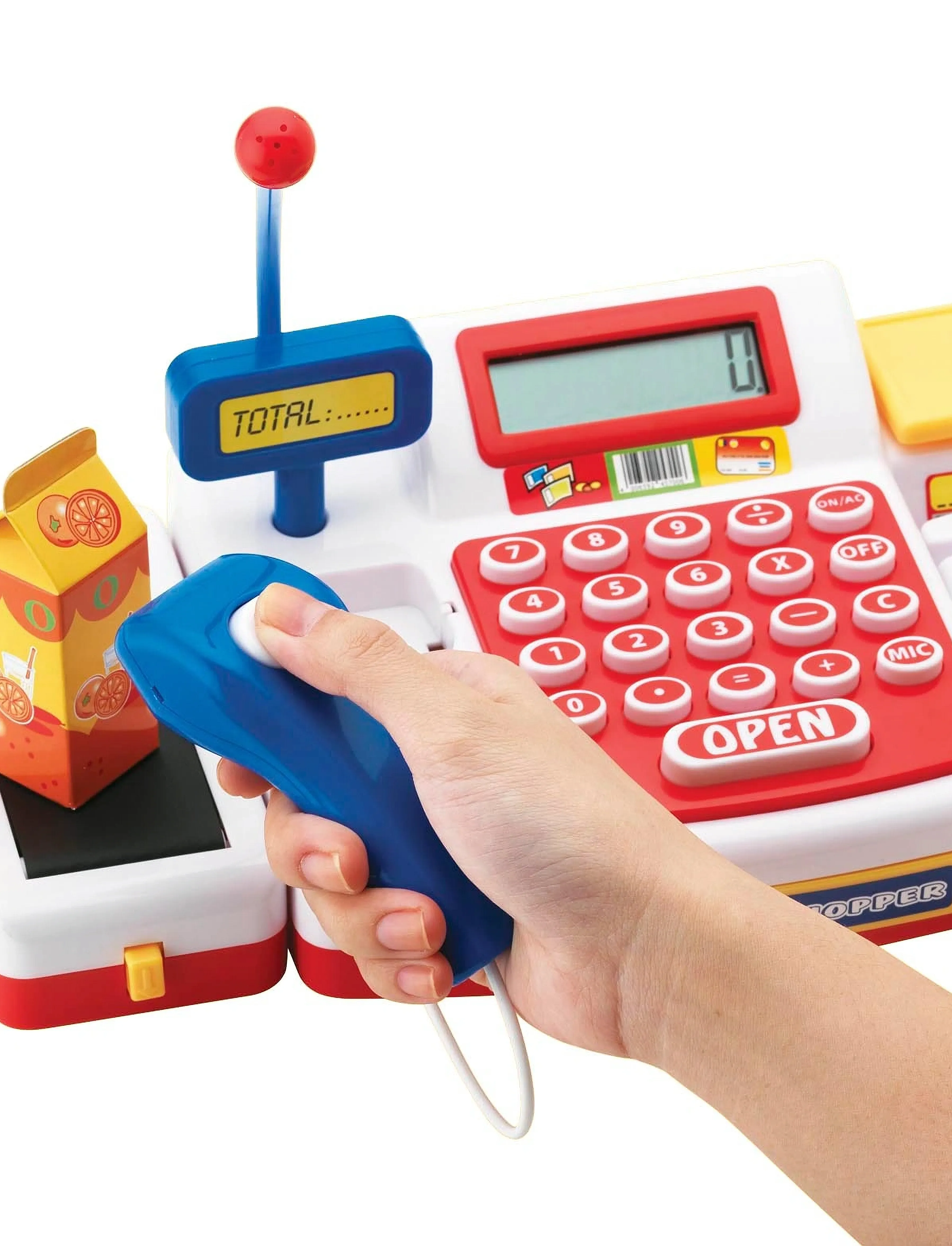 Simba Spielzeug Checkout Counter With Scanner, One Size, Role Play, Weiß - Toy Market Stalls & Accessories, Kinder