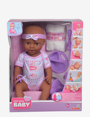 Simba Toys - NBB Baby Doll, Violet Accessories - nuket - brown - 3