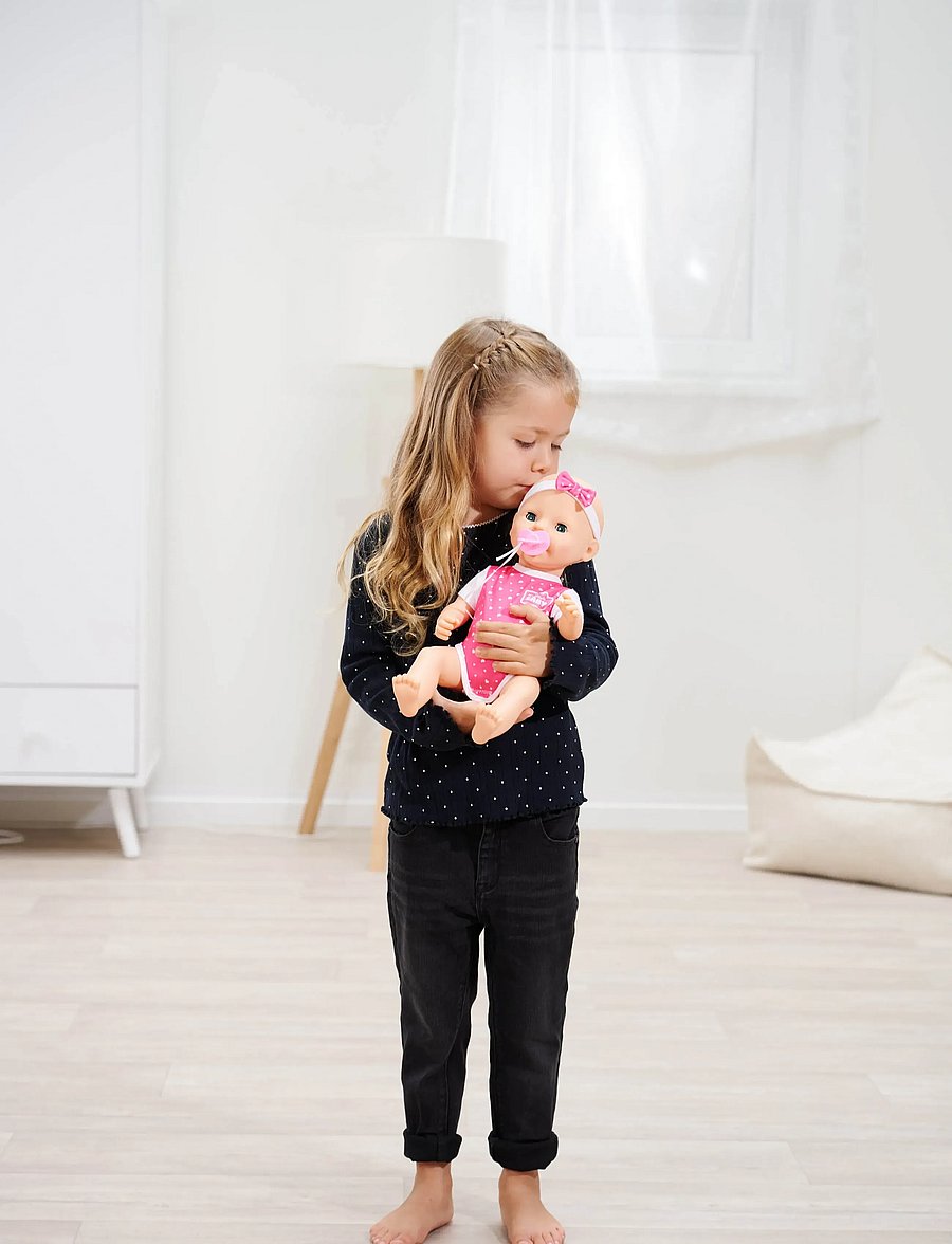 Simba Toys - New Born Baby Hungry Doll, 38cm - nukud - multicoloured - 0