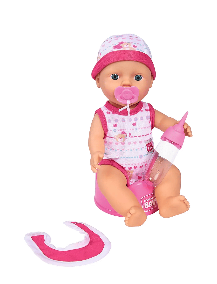 Simba Toys - New Born Baby, Drink-and-Wet Doll, 30 cm - madalaimad hinnad - multi coloured - 0