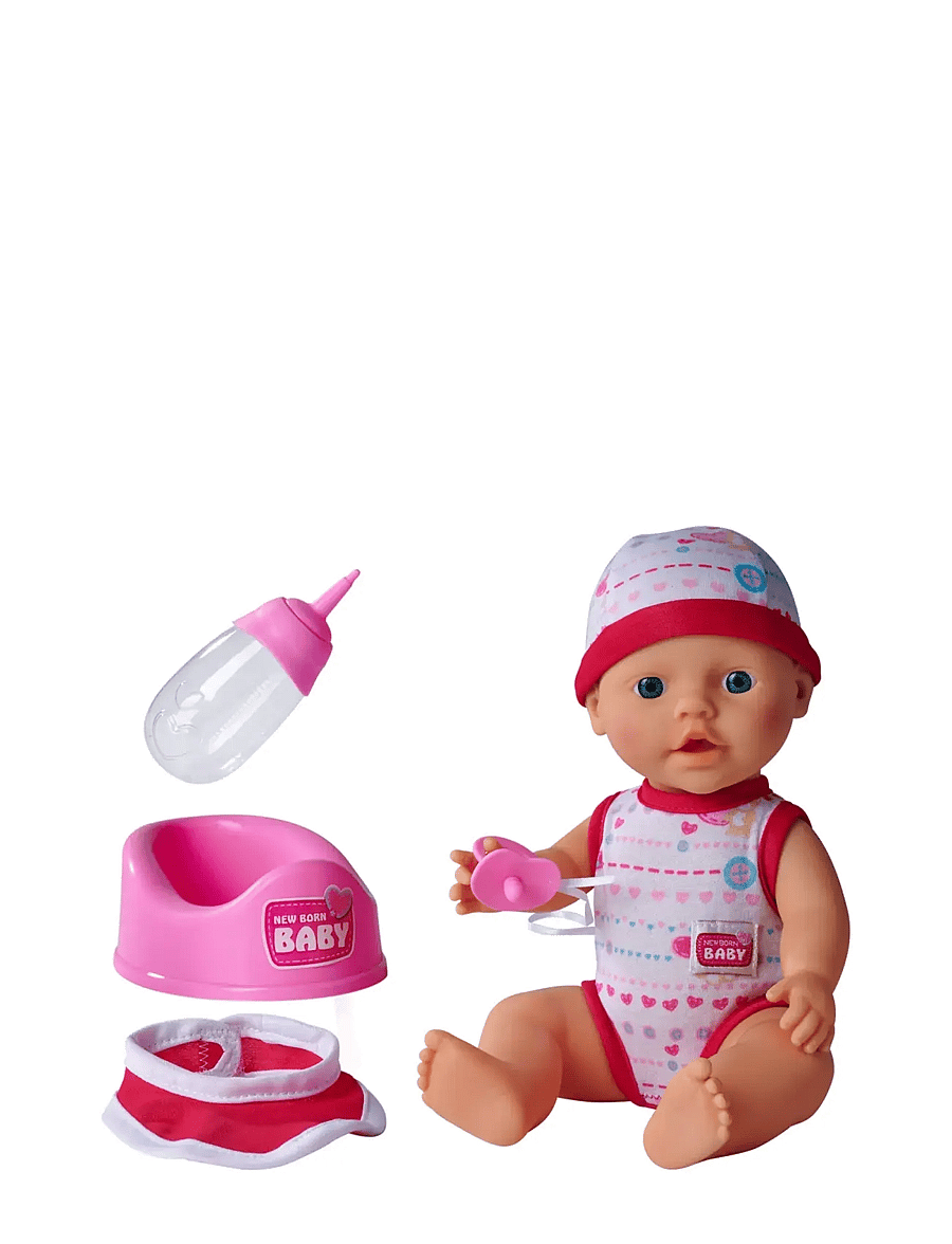 Simba Toys - New Born Baby, Drink-and-Wet Doll, 30 cm - madalaimad hinnad - multi coloured - 3