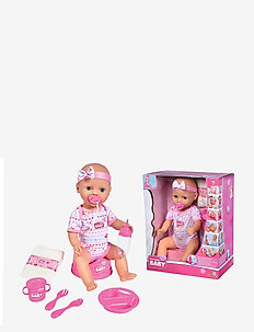 New Born Baby  Doll, Pink Accessories, Simba Toys