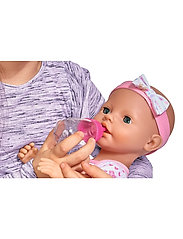 Simba Toys - New Born Baby Spise Tisse Dokke, 43 cm - dukker - pink - 4