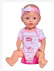 Simba Toys - New Born Baby Spise Tisse Dokke, 43 cm - dukker - pink - 3