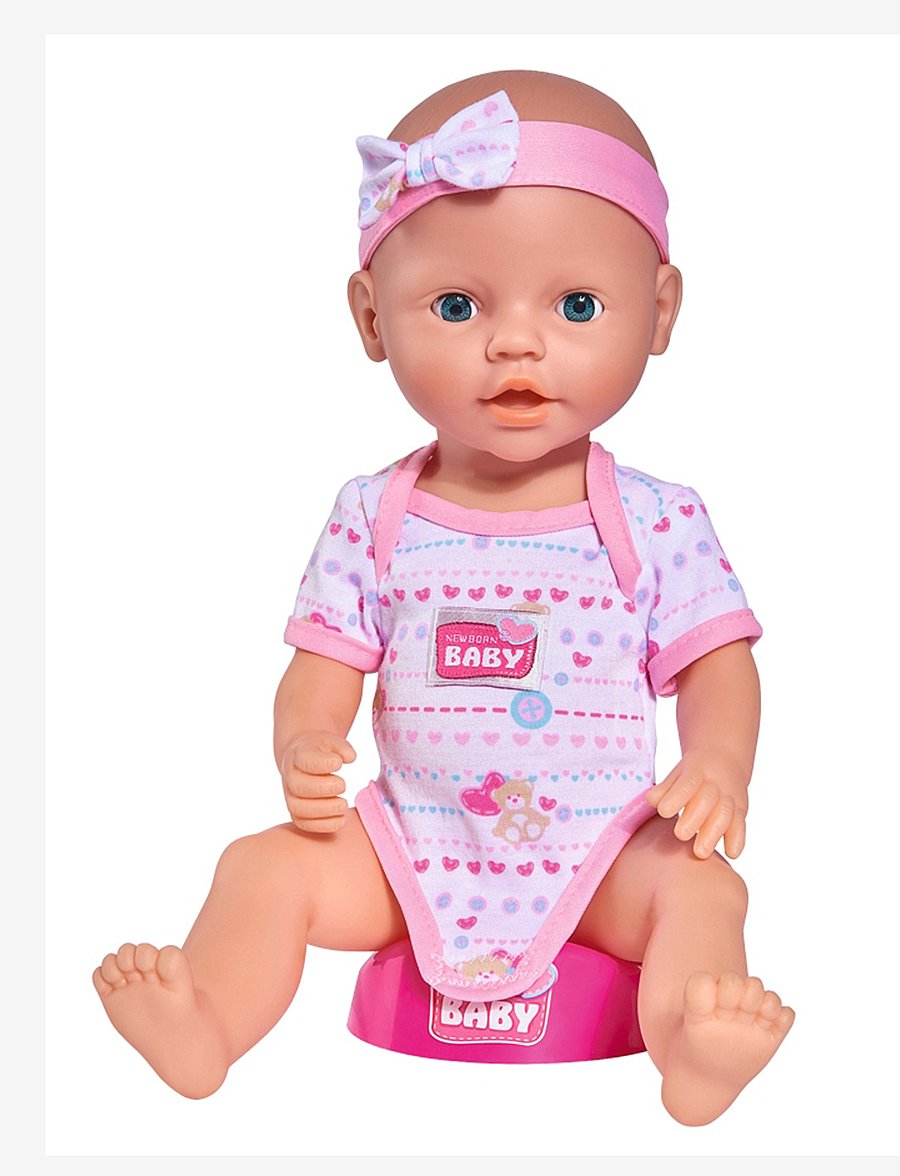Simba Toys - New Born Baby Doll, Pink Accessories - nukud - pink - 4