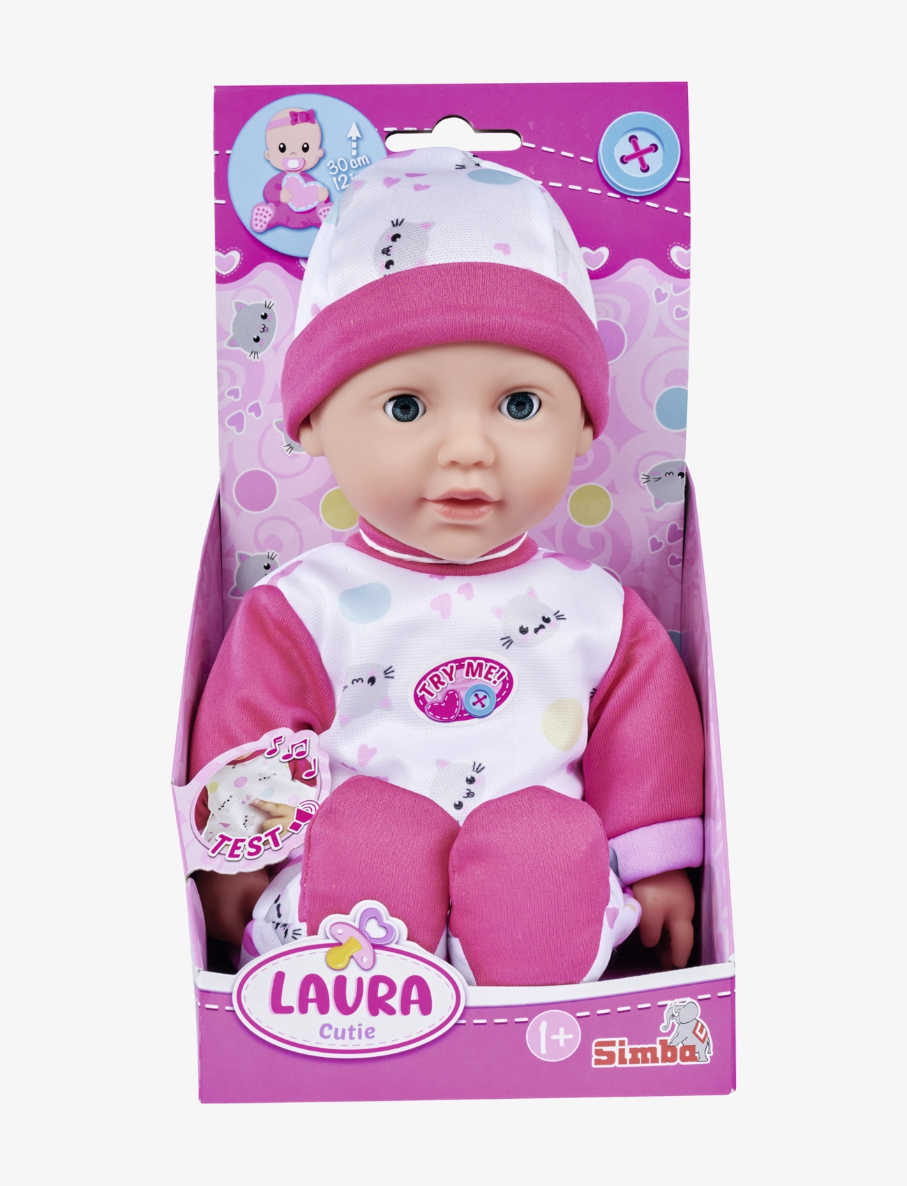 Simba Toys - Simba Toys Laura Docka Sötnos, 30 cm - dukker - pink - 3