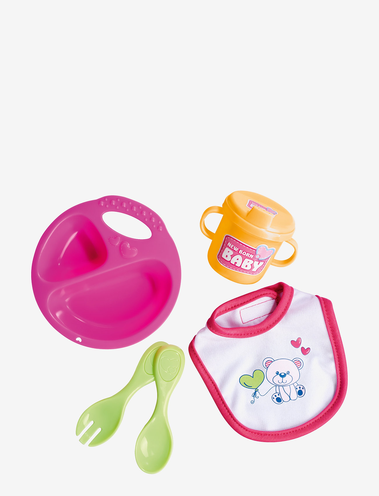 Simba Toys - New Born Baby Feeding Set - laveste priser - multi coloured - 1