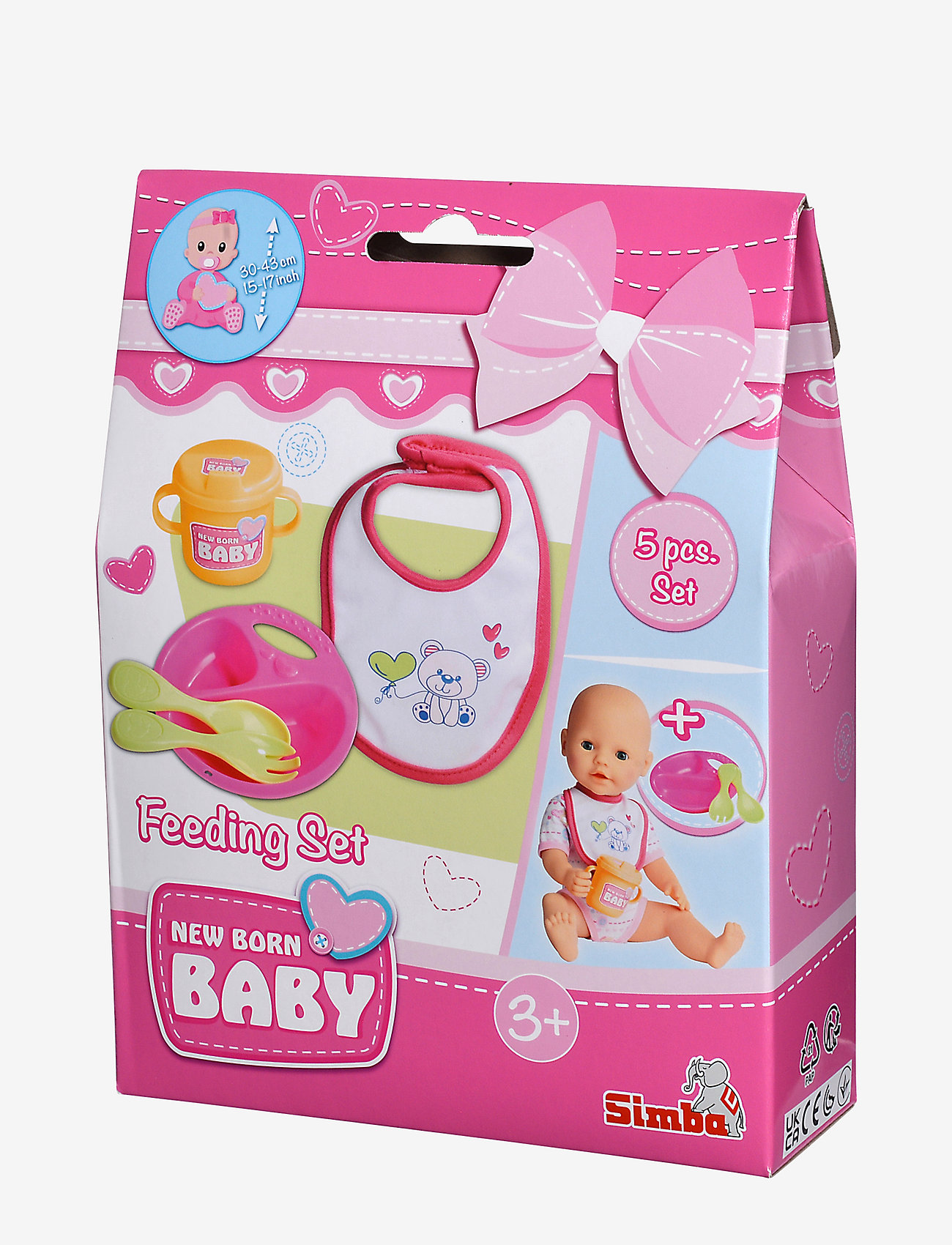 Simba Toys - New Born Baby Feeding Set - multi coloured - 5