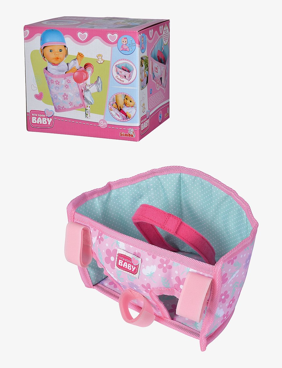 Simba Toys - NBB Bike Seat with Seatbelt - nukutarvikud - multi coloured - 3