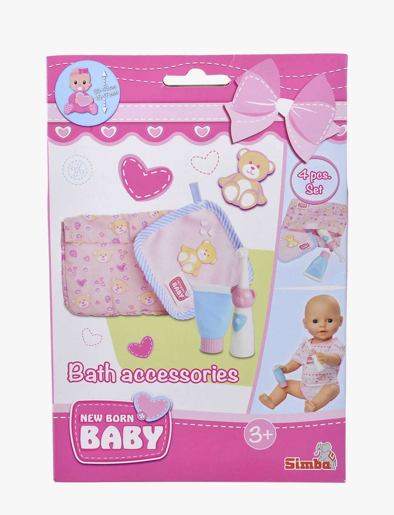 Simba Toys - New Born Baby  Bath Equipment - alhaisimmat hinnat - pink - 1