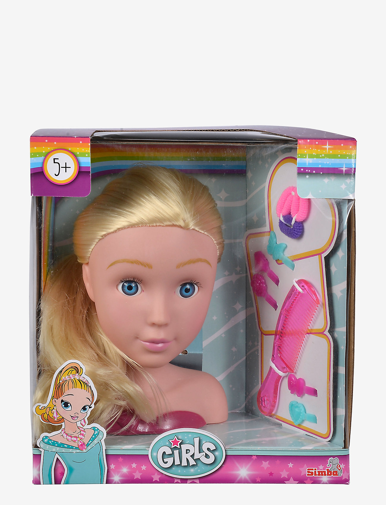 Simba Toys - Girls by Steffi Styling Head - doll styling heads - multicoloured - 5