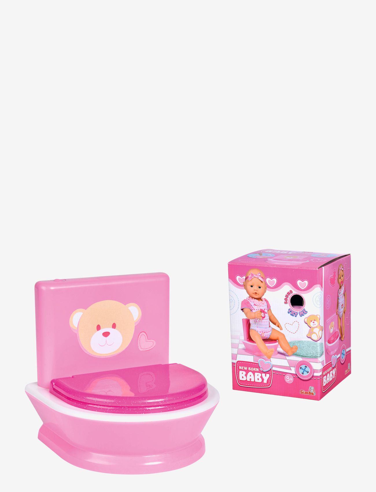 Simba Toys - NBB Toilet - pink - 0