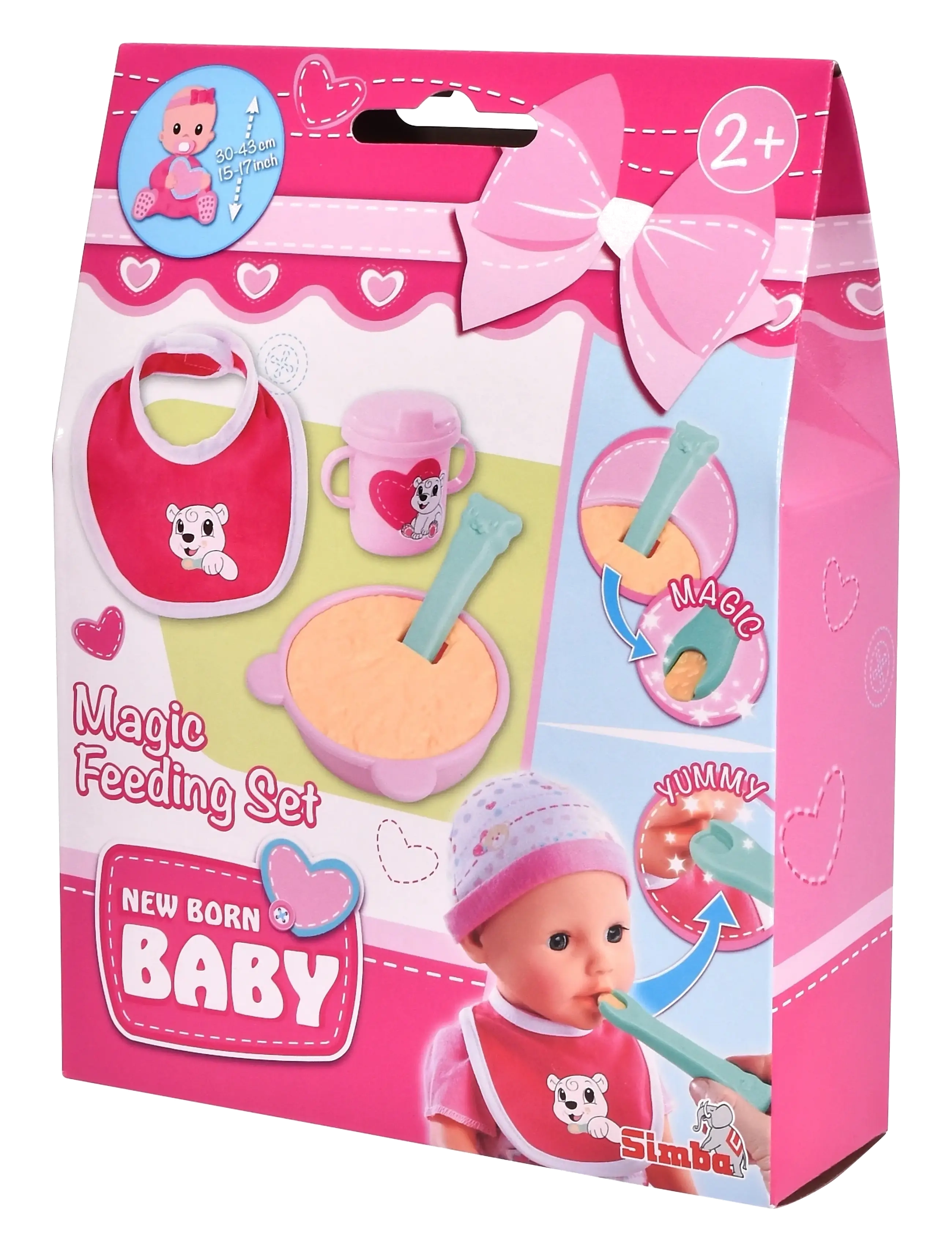 Simba Toys - New Born Baby Docktillbehör, Magiskt Matset - accessoires pour poupée - multi coloured - 2