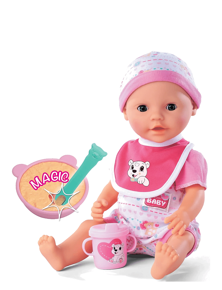 Simba Toys - New Born Baby Docktillbehör, Magiskt Matset - dukketilbehør - multi coloured - 3