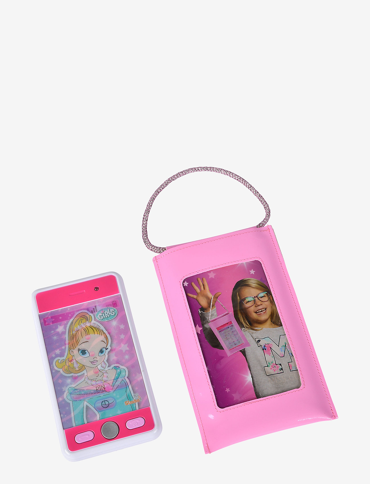 Simba Toys - Girls by Steffi  Smartphone with Bag - tasketilbehør - multicoloured - 0