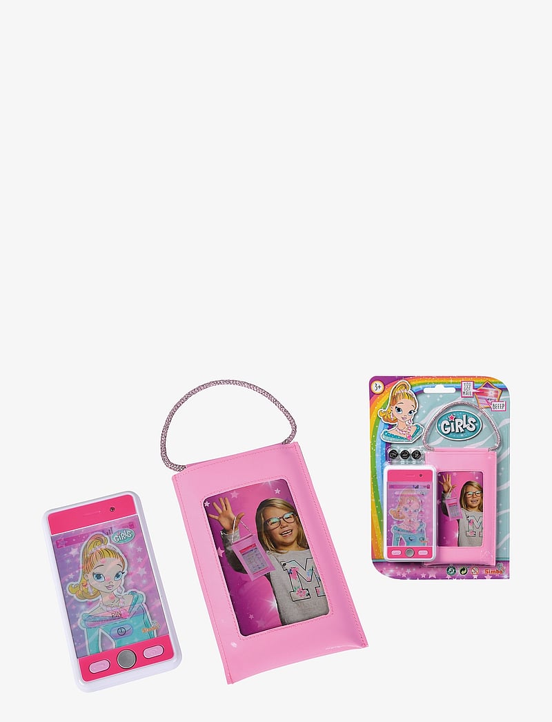 Simba Toys - Girls by Steffi Smartphone with Bag - tasketilbehør - multicoloured - 2