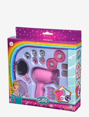 Simba Toys - Girls by Steffi Styling Set with Hair Dryer - makeup & smykker - pink - 2