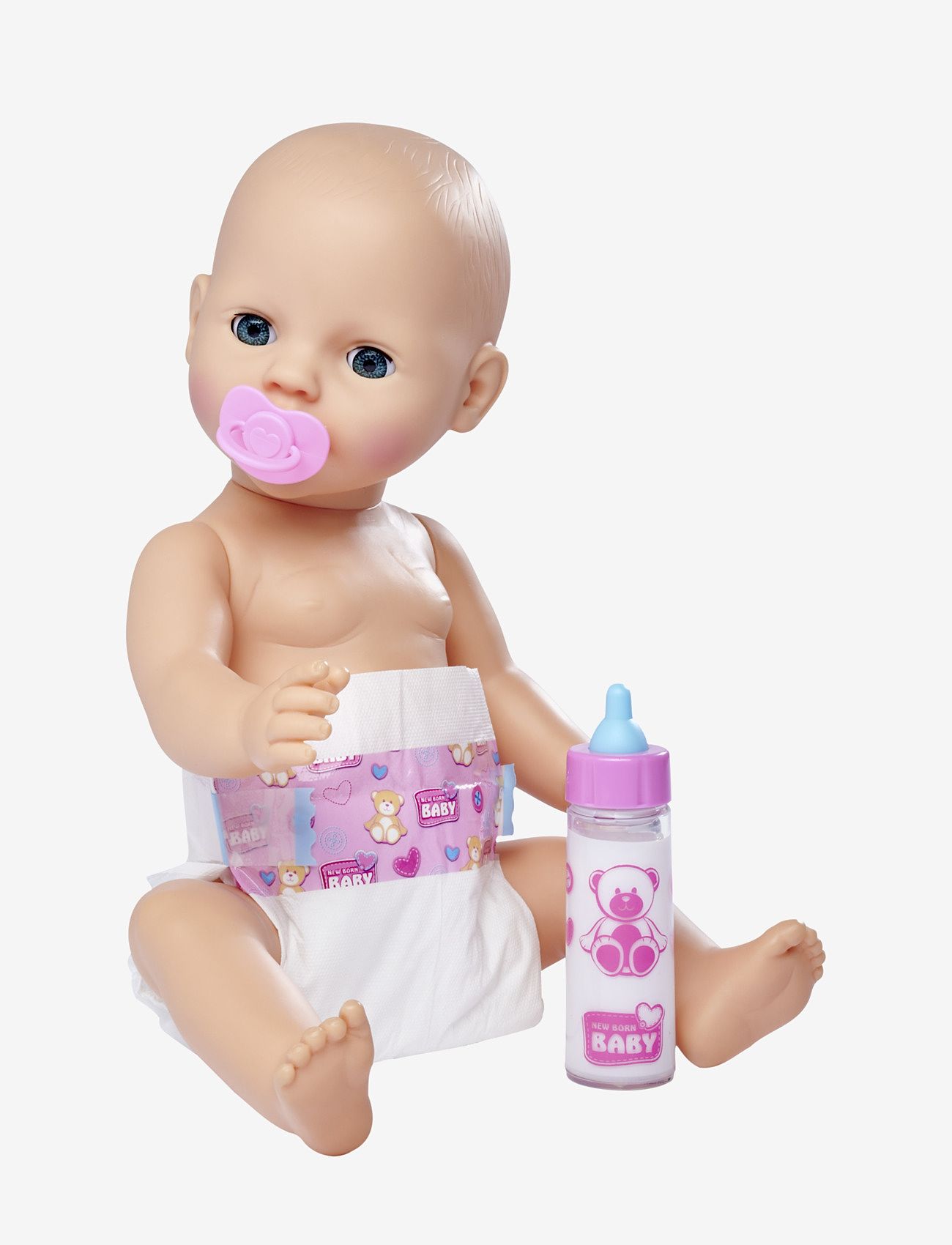 Simba Toys - New Born Baby First Nursing Set - nuken tarvikkeet - pink - 2