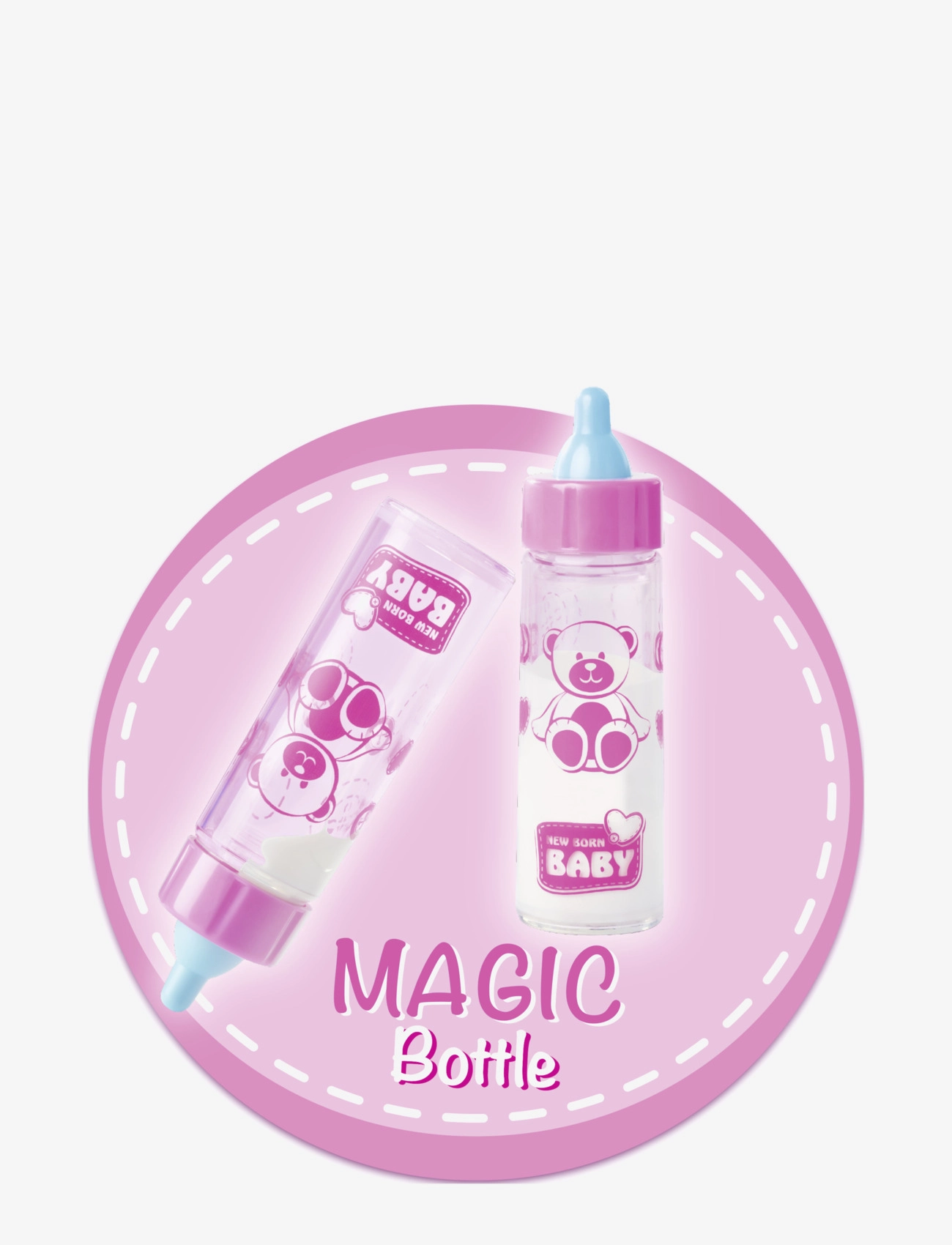 Simba Toys - New Born Baby Set Docktillbehör, 38-43 cm - lägsta priserna - pink - 3