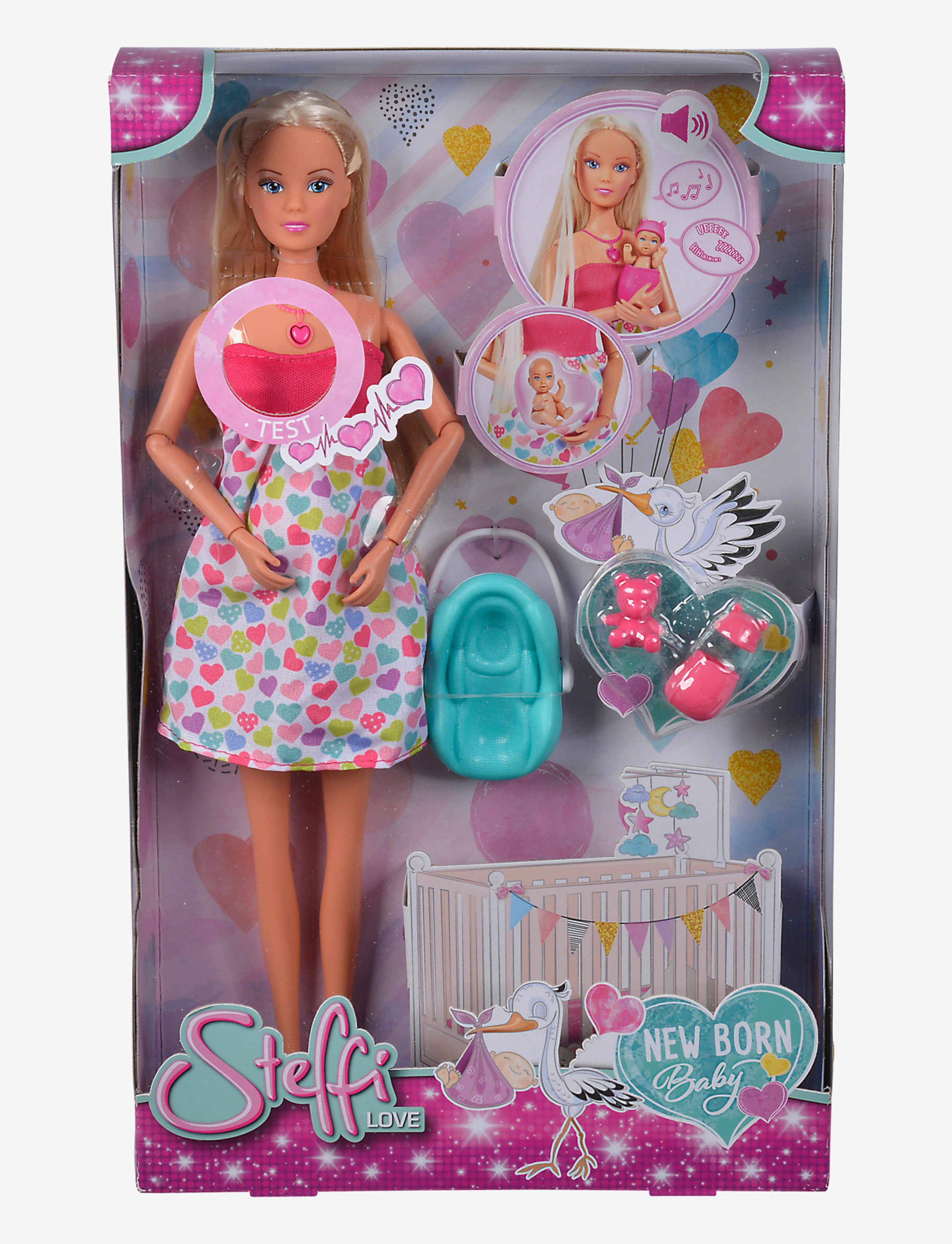 Simba Toys - SL New Born Baby (EN-Version) - dockor - multi coloured - 2