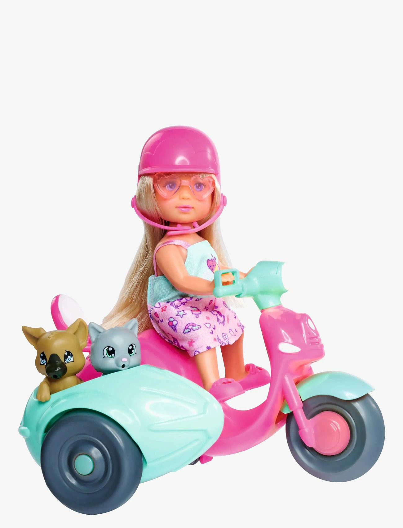 Simba Toys - Evi LOVE Scooter Friends - puppen - pink - 0