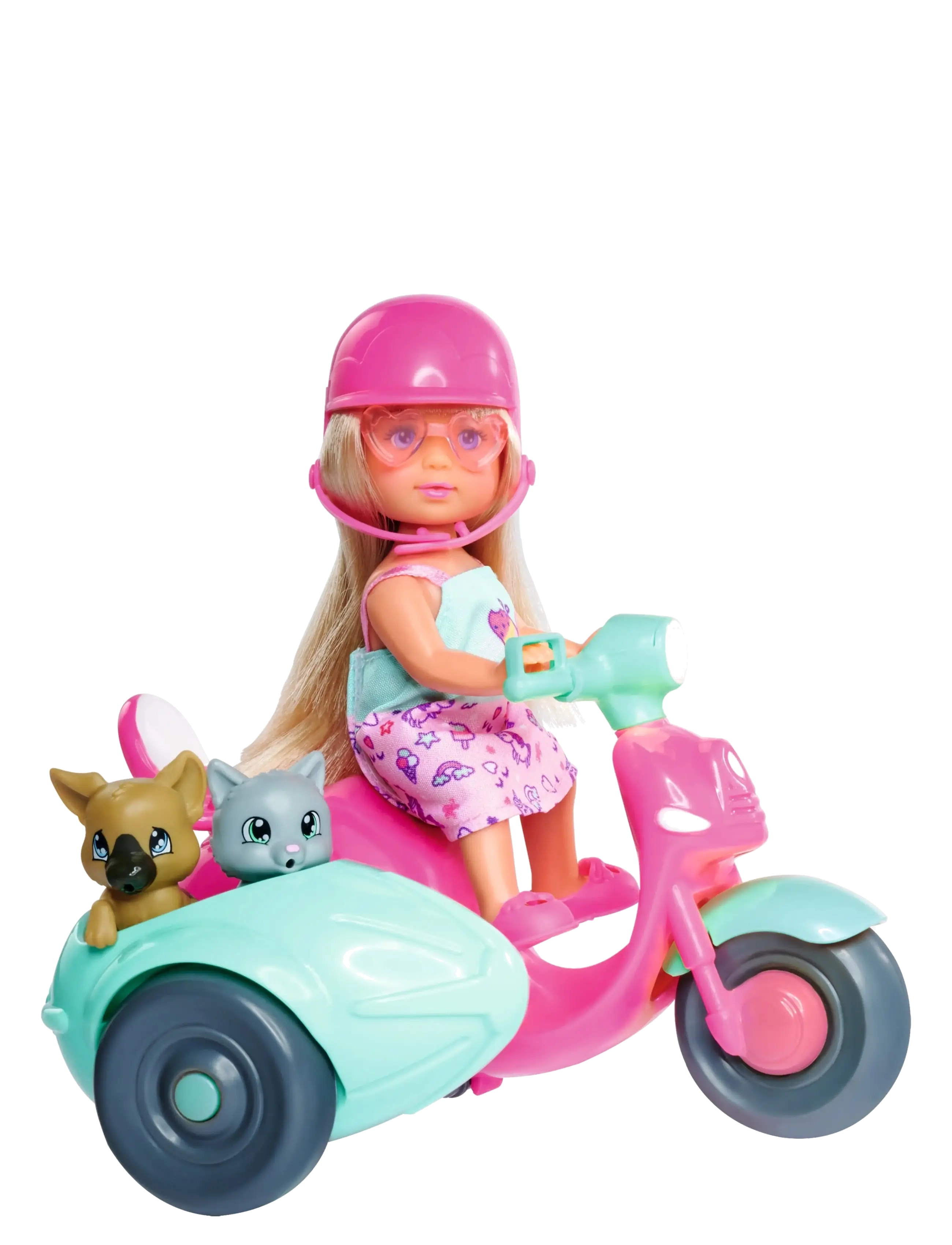 Simba Toys Evi LOVE Scooter Friends - Dúkkur & fylgihlutir - PINK / pink/rose