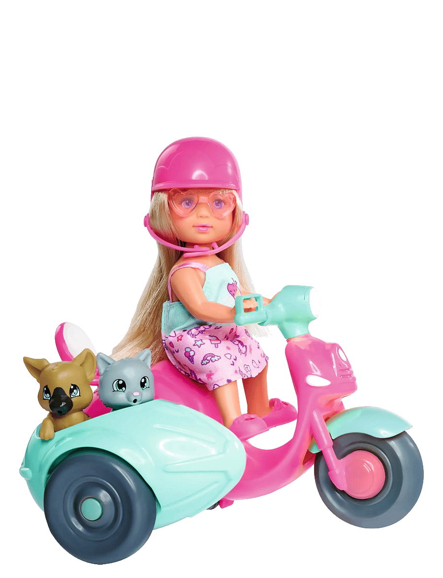 Simba Toys - Evi LOVE Scooter Friends - nukud - pink - 0