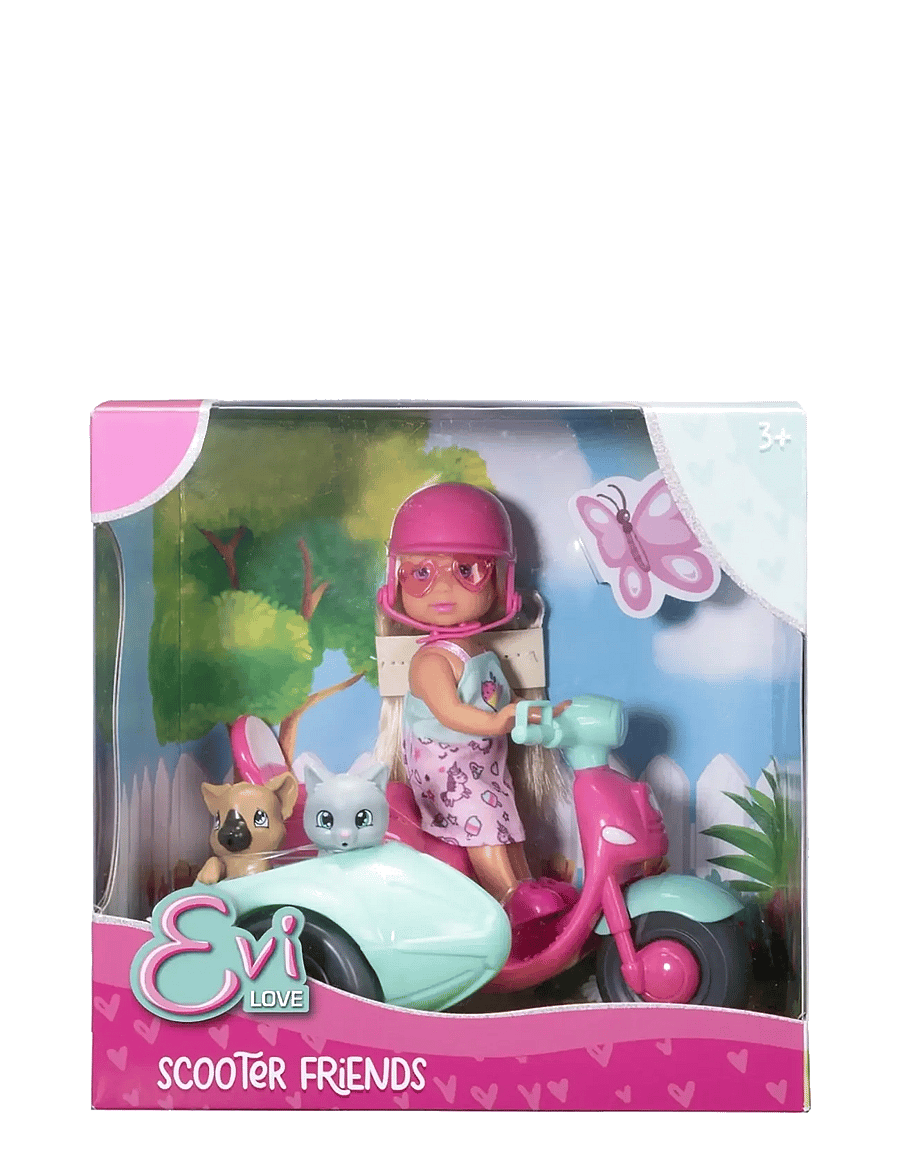 Simba Toys - Evi LOVE Scooter Friends - nukud - pink - 1