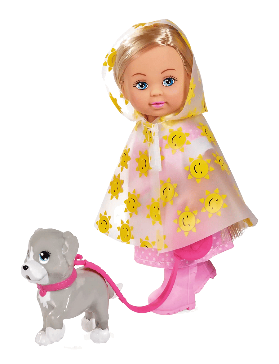 Simba Toys - Evi LOVE Rainy Walk - dukker - yellow - 0