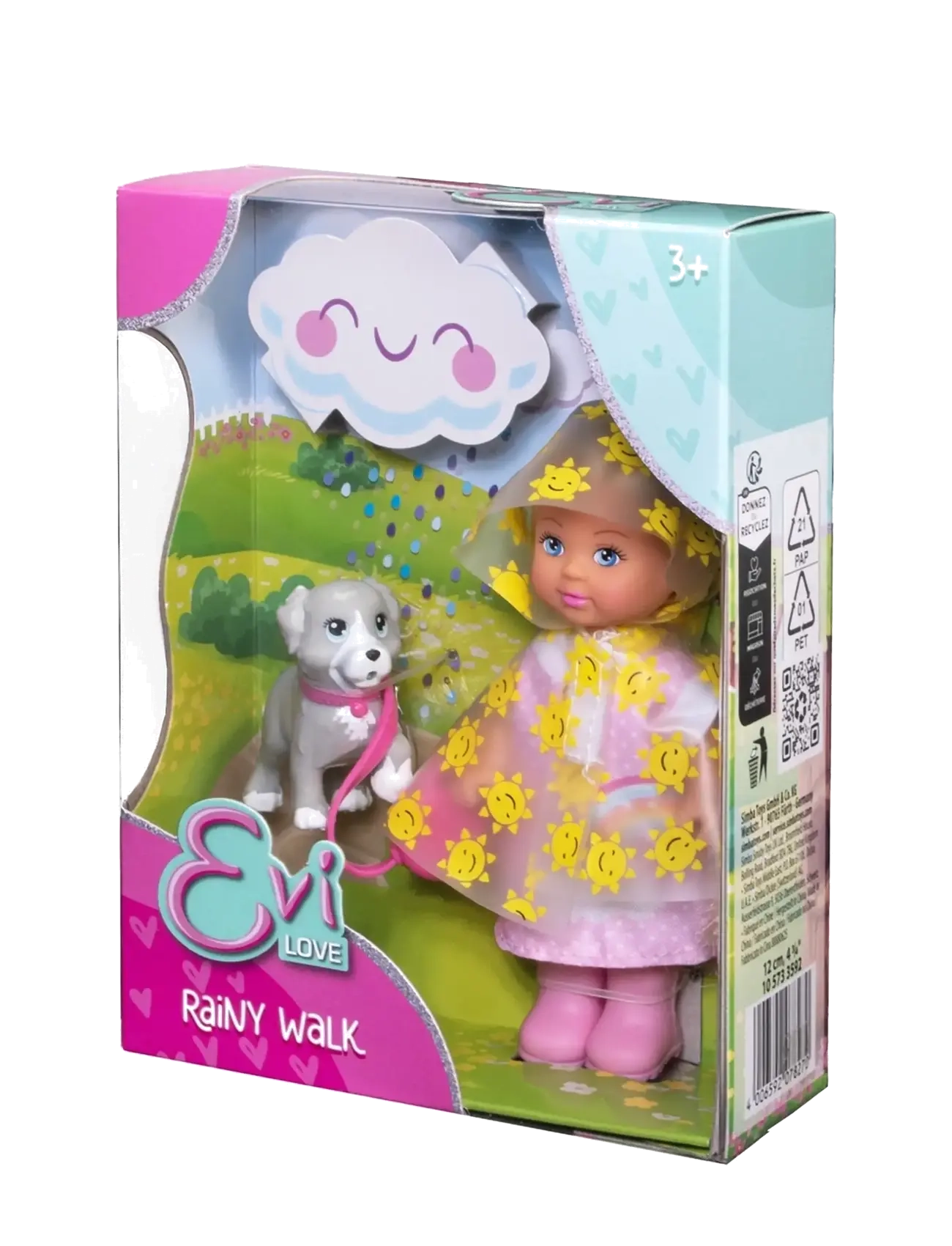 Simba Toys - Evi LOVE Rainy Walk - dukker - yellow - 1