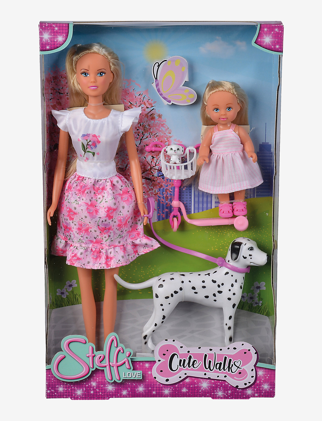 Simba Toys - Steffi LOVE Cute Walk - laveste priser - pink - 1