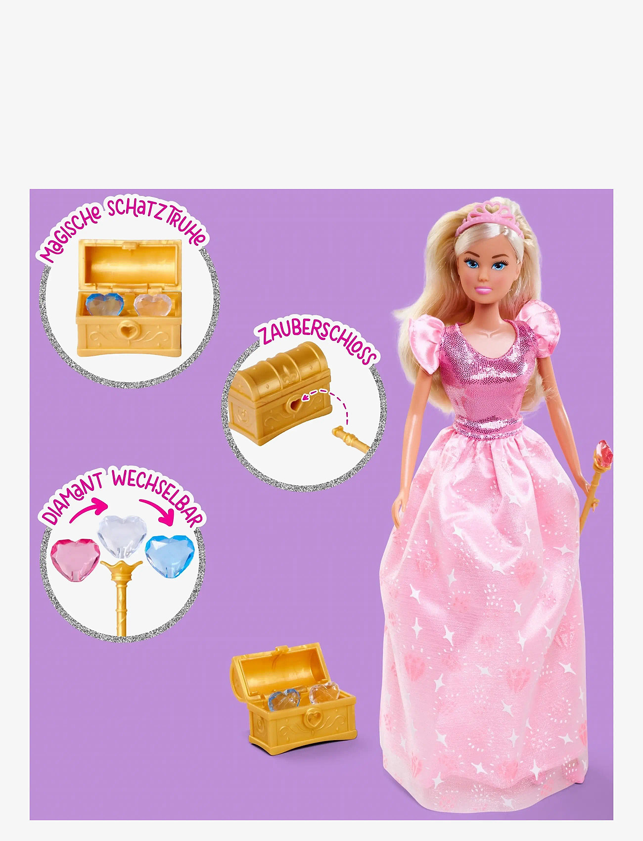 Simba Toys - Steffi LOVE Princess Diamond - puppen - pink - 4