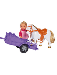 Simba Toys - Evi LOVE Lekesett Jeep & Hestehenger - lekesett - multicoloured - 3