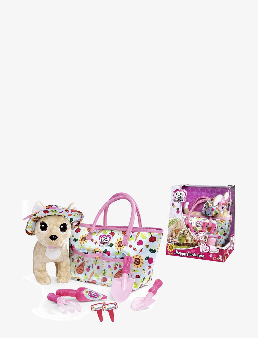 Simba Toys - ChiChi LOVE Gosedjur med Trädgårdsredskap - pehmed loomad - pink - 2