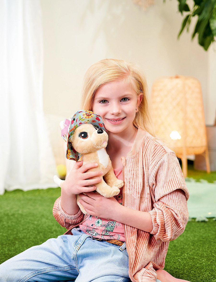 Simba Toys - ChiChi LOVE Gosedjur med Trädgårdsredskap - pehmed loomad - pink - 0