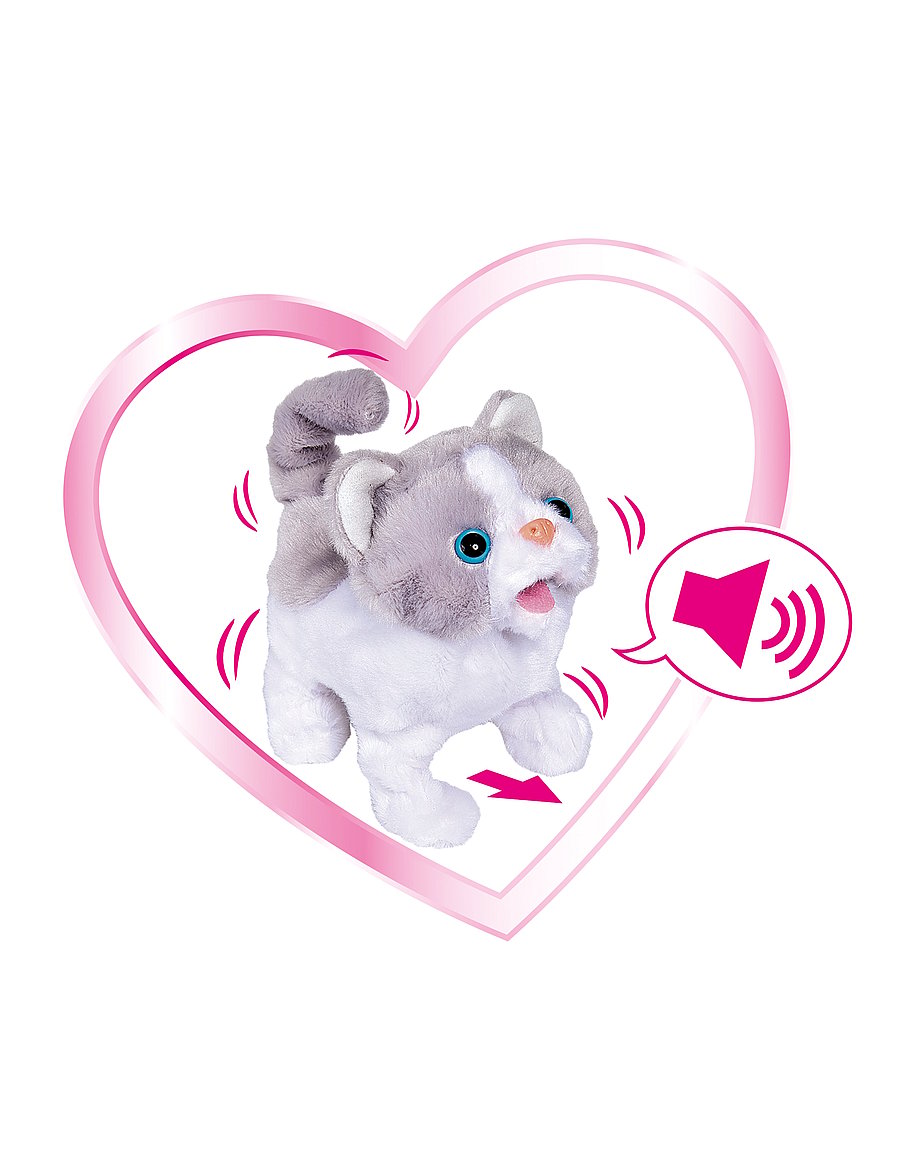 Simba Toys - ChiChi LOVE Gående Kattunge - interaktiva djur - white - 2