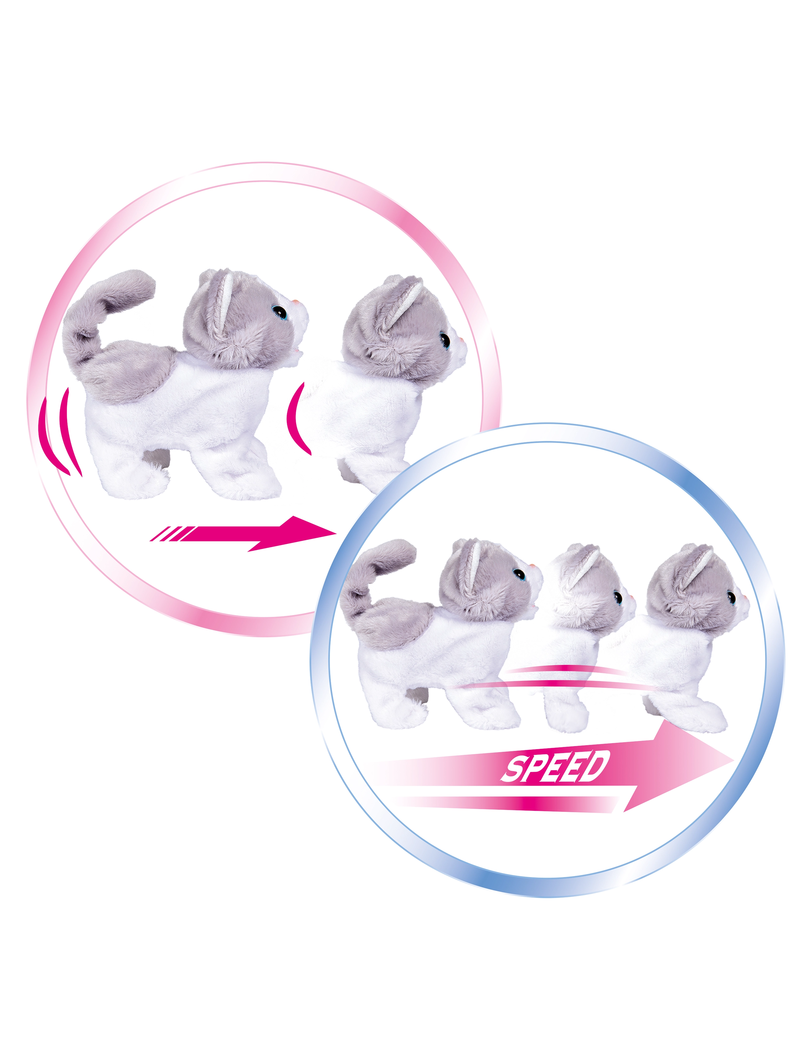 Simba Toys - ChiChi LOVE Gående Kattunge - interaktiva djur - white - 4