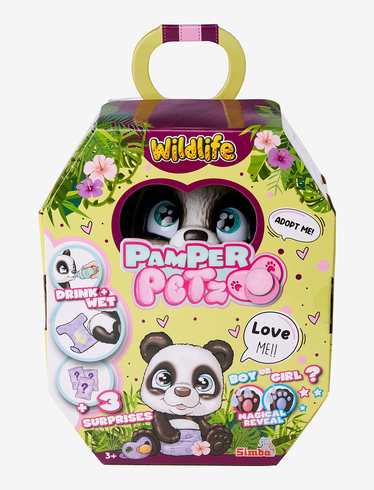 Simba Toys - Pamper Petz Panda - interaktive dyr - multi coloured - 3