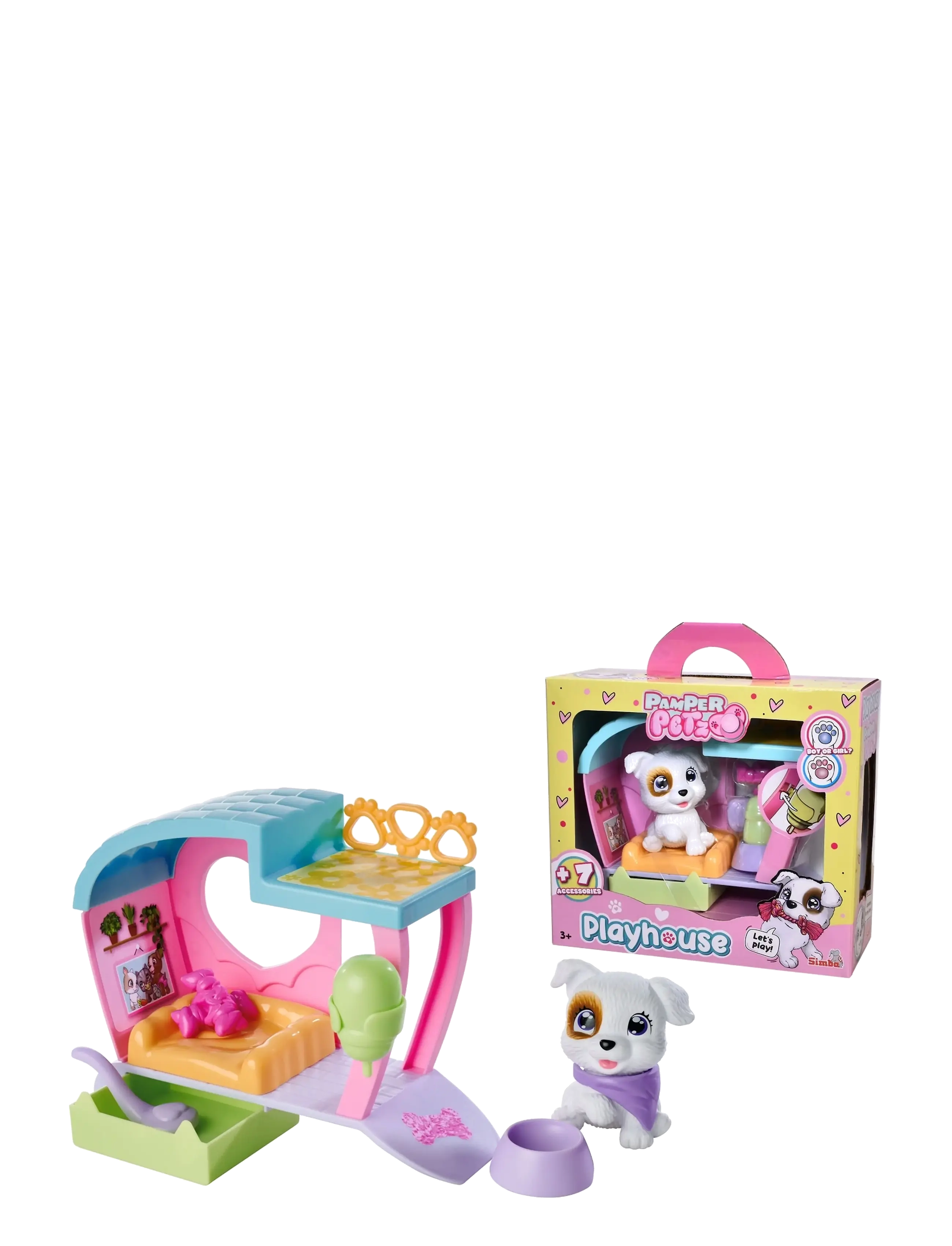 SIMBA Spielzeug Pamper Petz Lekhus Pink - One Size - Kinder