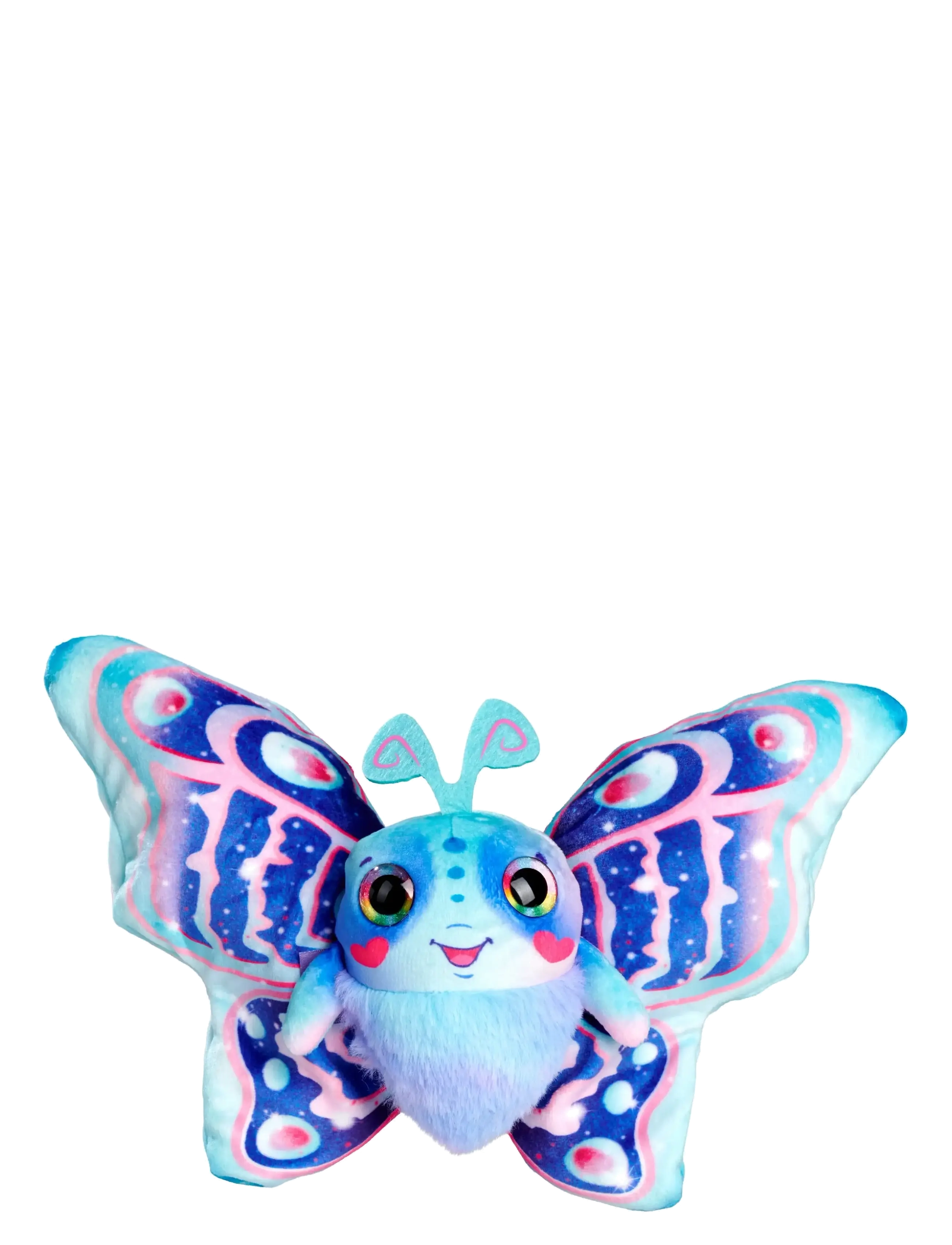 SIMBA Spielzeug Fluffy Fly Butterfly Plush, Blau Patterned - One Size - Kinder