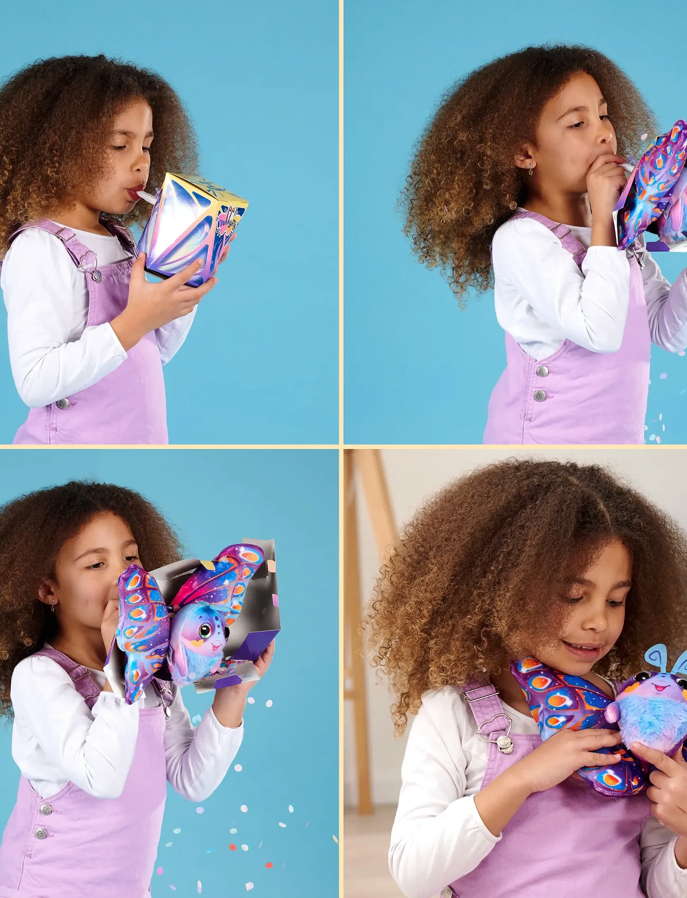 Simba Spielzeug Fluffy Fly Butterfly Plush, Pink, One Size, Soft Spielzeug, Mehrfarbig/gemustert - Stuffed Animals, Kinder